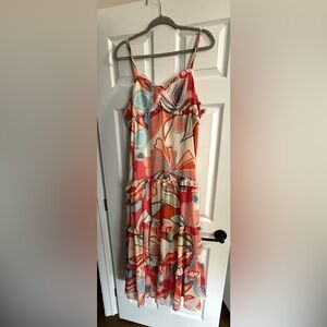 Vibrant Abstract Maxi Dress